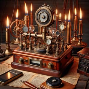 Optical Telegraph with Torches and Tablets