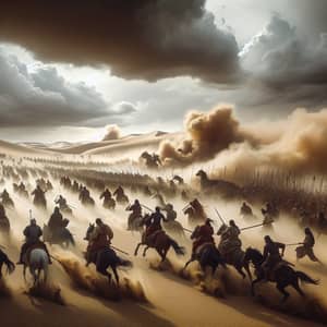 Epic Desert Battle in Pre-Islamic Era