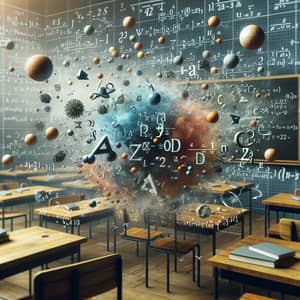 Surreal Disruption of Mathematics: Enigmatic Scene