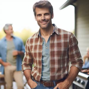 Middle-Aged Caucasian Male with Friendly Smile | Casual Setting