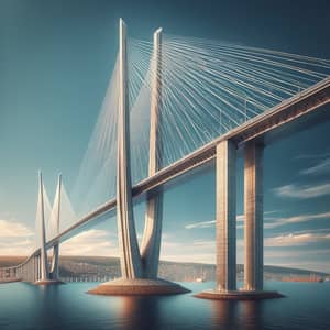 Bridge Over Golden Horn Bay in Vladivostok