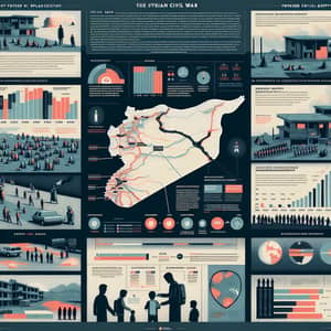 Syrian Civil War Infographic: Social Consequences Explored