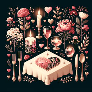 Sensual Valentine's Day Dinner Menu | Love & Romance Ambiance