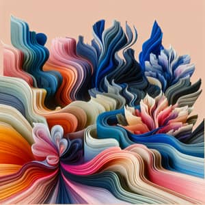 Abstract Floral Art: Dynamic & Vibrant Designs