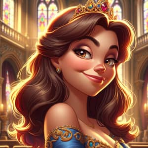 Mischievous Princess with Playful Expressions | Royal Castle Scene