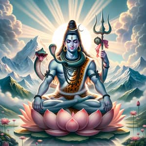 Lord Shiva: Serene Depiction of the Hindu Deity