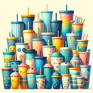 Adorable Tumbler Cups Collection - Diverse Colors & Styles
