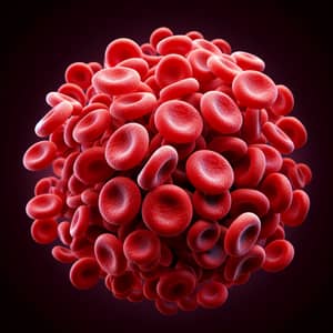 Microscopic View of Red Blood Cells