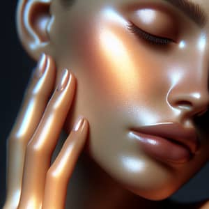 Glowing Skin Texture: Natural Radiance and Vitality