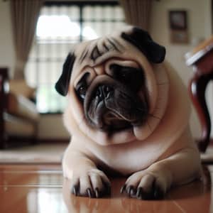 Sad Pug - Heartfelt Photos of a Melancholic Pug