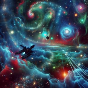 Galactic Journey Through Stars: Explore the Mystic Cosmos