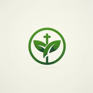 Green Health Logo Design | Minimalistic Wellness Symbol