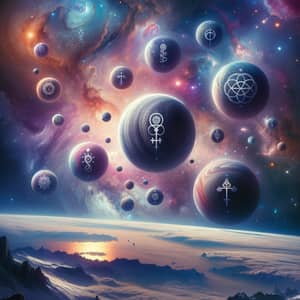 Cosmic Landscape: Religious Symbols in Outer Space