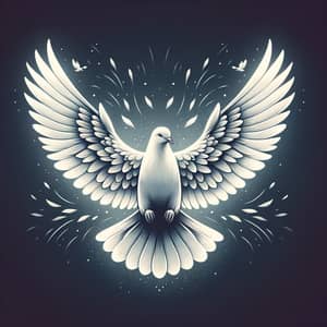 Beautiful Dove Illustration - Symbol of Peace and Spirituality
