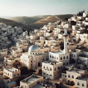 Old City in Palestinian Territories - Scenic Daytime View