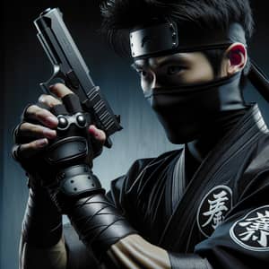 Asian Male Ninja Assassinzx1: Stealth and Intrigue