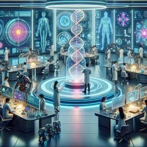 Futuristic Scientific Laboratory - Advancements and Collaborations