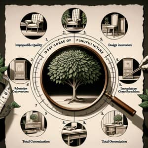 Furniture Manufacturers Upholding Core Tenets: Quality, Innovation, Sustainability, Customization, Organization