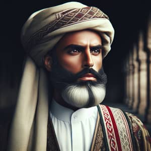 Yemeni Sheikh in Traditional Attire - Wise and Noble Look