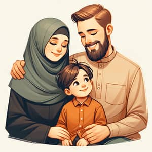 Middle-Eastern Family Serenity | Traditional Attire Love