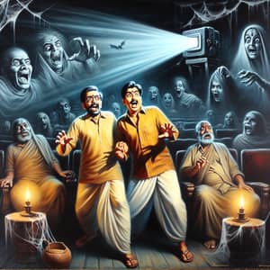 Classic Indian Ghost Movie: Middle-aged Men Encounter Paranormal Elements