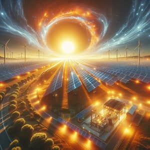Inspiring Solar Energy Scene | Advancement & Sustainability
