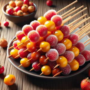 Tanghulu: Traditional Chinese Hard Candy Coated Fruits