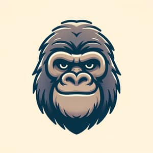 Modern Gorilla Portrait - Dynamic Profile Picture Essence