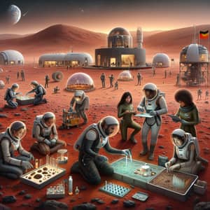 Diverse Human Scientific Exploration on Mars | Mars Settlement
