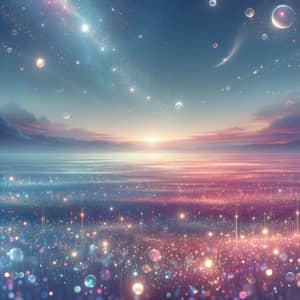 Sparkling Open Space Illustration | Ethereal Charm