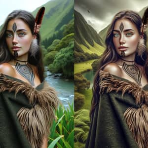Maori Woman in Traditional Attire | Captivating Cultural Heritage