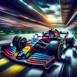 Speedy Formula One Racing Car - Exciting and Vibrant Design