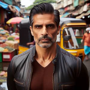 Stylish Indian Man in Urban Landscape - Fashion Icon