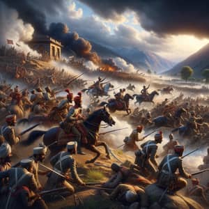 Epic Kumaoni Soldiers Battle: Historical Warfare Scene