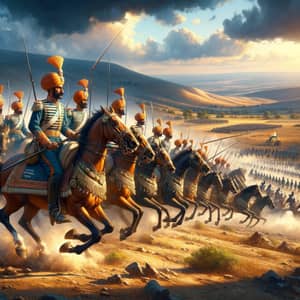 Historic Battle of Haifa: Jodhpur Lancers Charge in Sunset