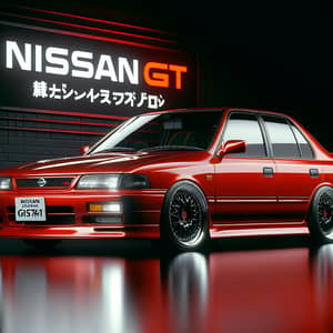 90s Japanese Styling: Nissan Primera P10 GT Side View