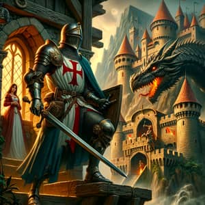 Templar Knight Mission: Save Princess from Castle Dragon