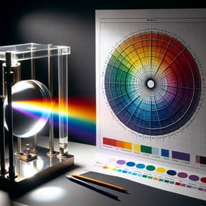 Newton's Prism and Itten's Color Circle Display