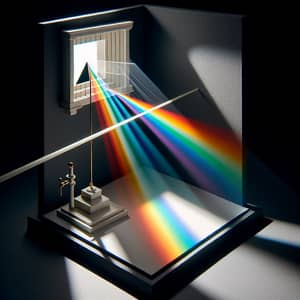 Newton's Prism Experiment: Light Spectrum Revelation