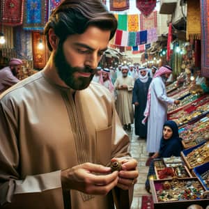 Discover Daoud's Journey Through the Bustling Bazaar - Engaging Middle-Eastern Scene
