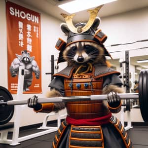 Shogun Raccoon Weightlifting | Gym Samurai Workout