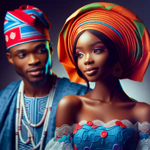Yoruba Girl in Cultural Attire Captivates Hausa Guy | Love Spark