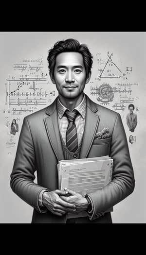 Realistic Portrait of 35-Year-Old Male Math Tutor | TipSeason