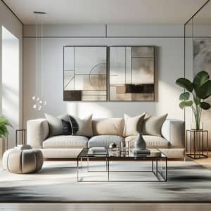 Modern Living Room with Chic Furniture Pieces | Interior Design
