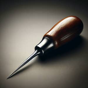 Traditional Awl Tool for Leather and Wood Crafting