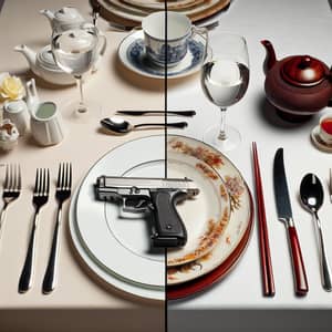Cultural Harmony: Guns and Chopsticks Blending East and West