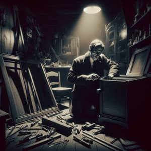 Film Noir-Inspired Character Study: John Reassembling Cupboard