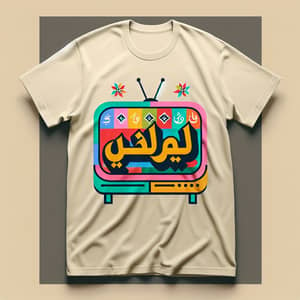 Arabic Sitcom-Inspired T-Shirt | Trendy Middle Eastern TV Show Logo Shirt