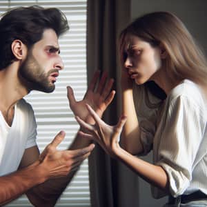 Couple in Toxic Relationship: Strained Dynamics