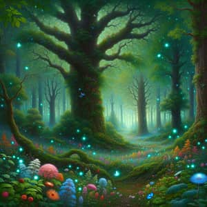 Enchanted Forest Filled with Mystery and Whimsy